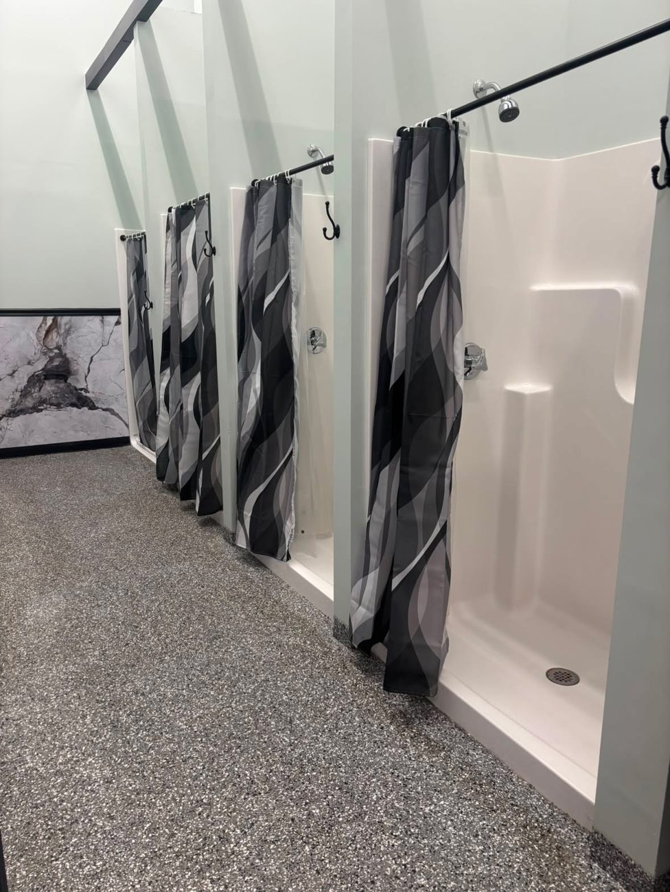 Walk-in showers